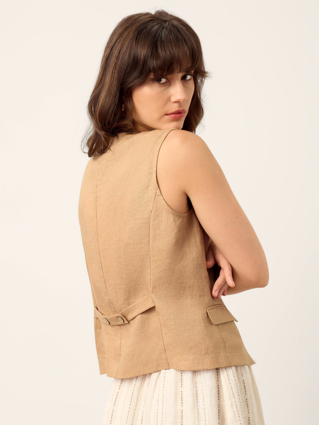 Bronwyn Linen Vest