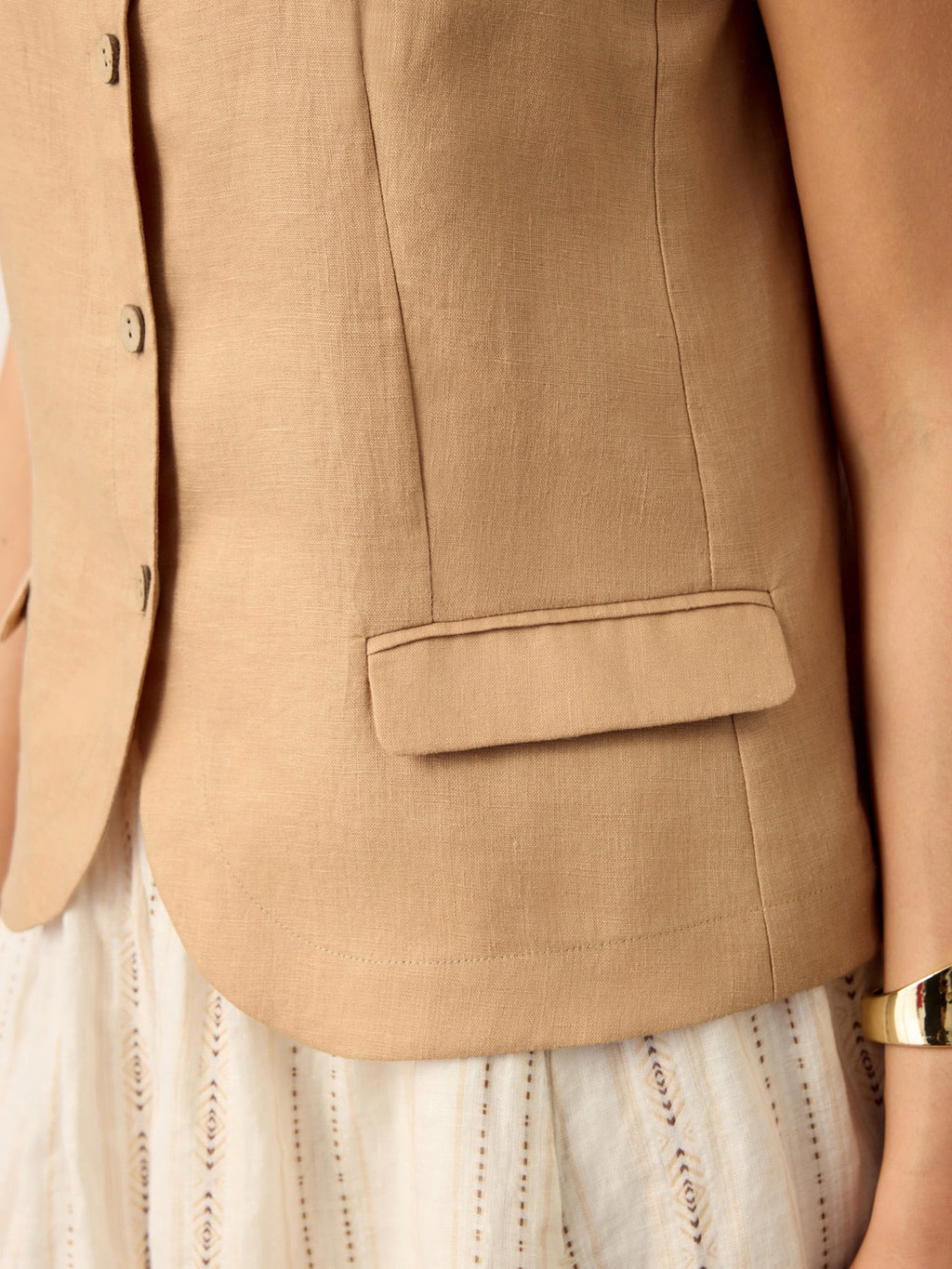 Bronwyn Linen Vest