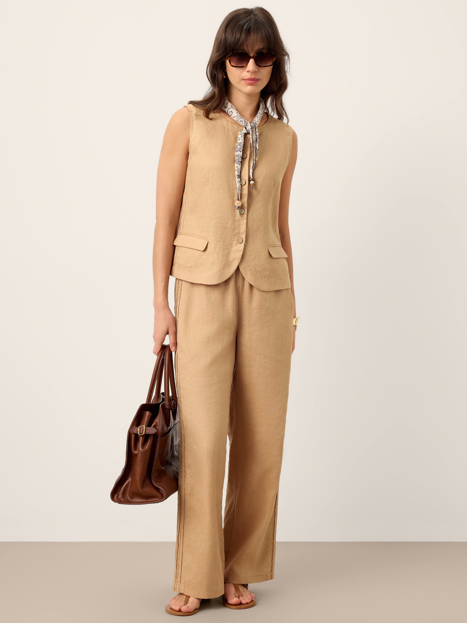 Bronwyn Linen Vest