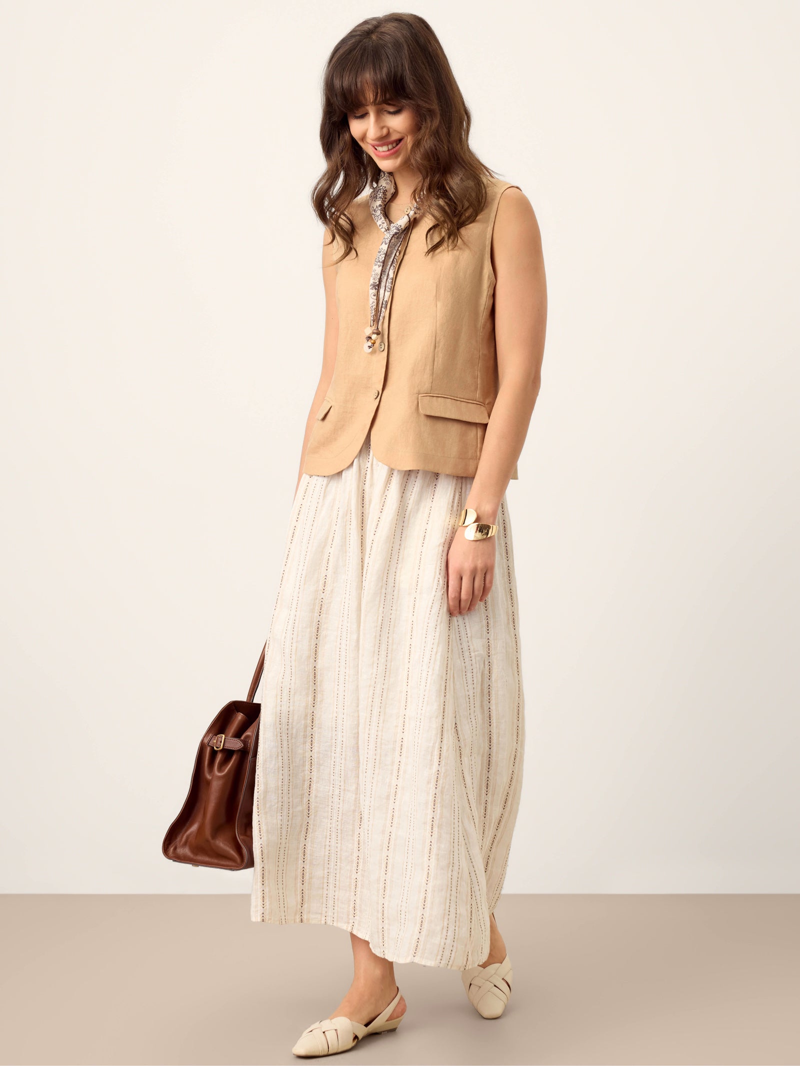 Bronwyn Linen Vest