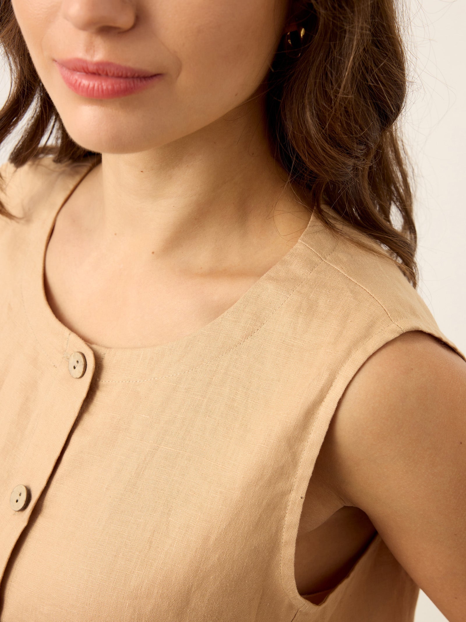 Bronwyn Linen Vest