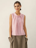 Blair Linen Sleeveless Blouse