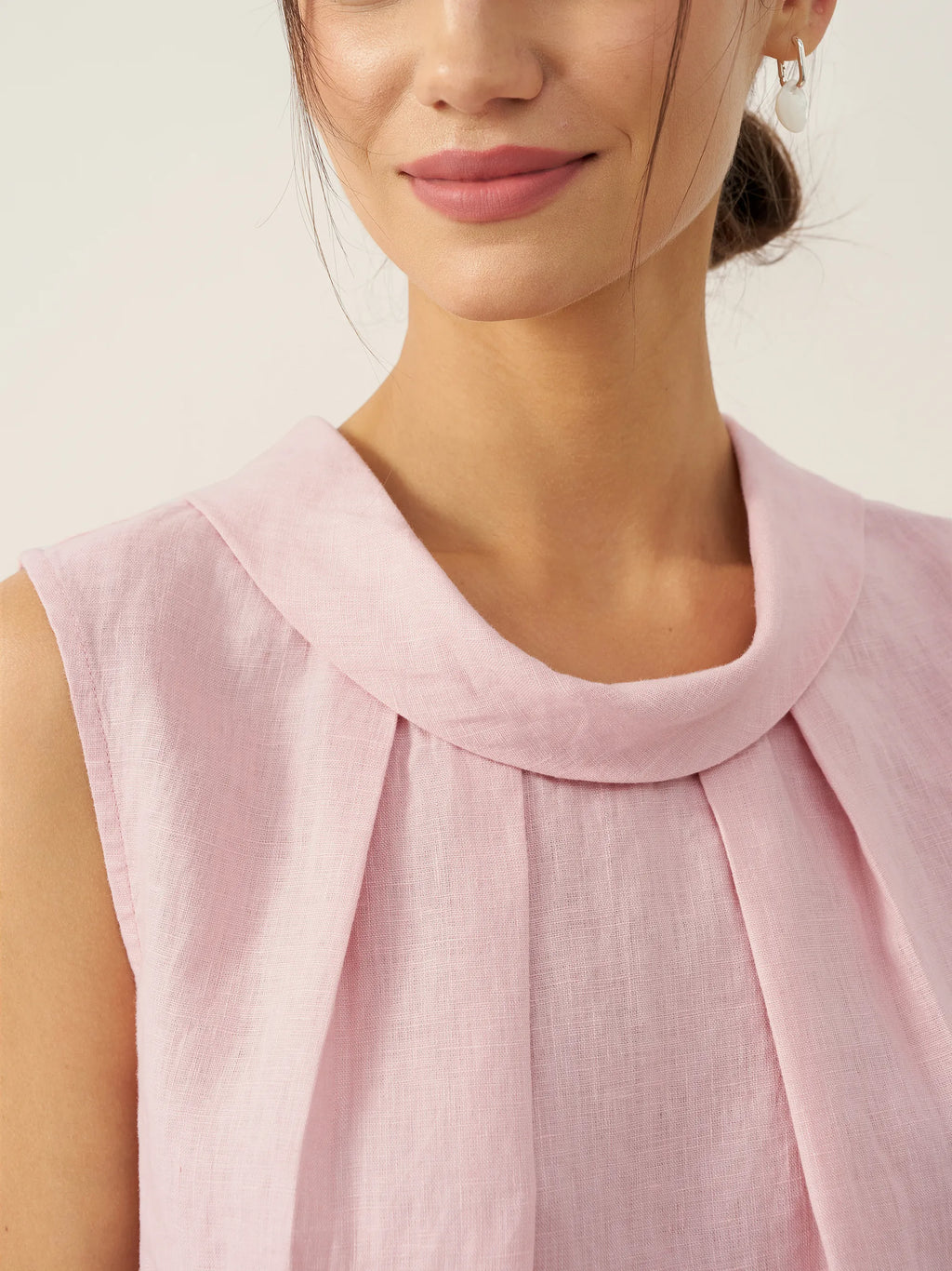 Blair Linen Sleeveless Blouse