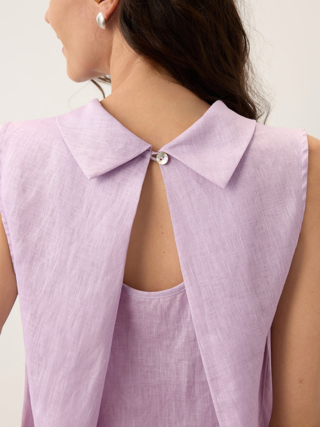 Blair Linen Sleeveless Blouse