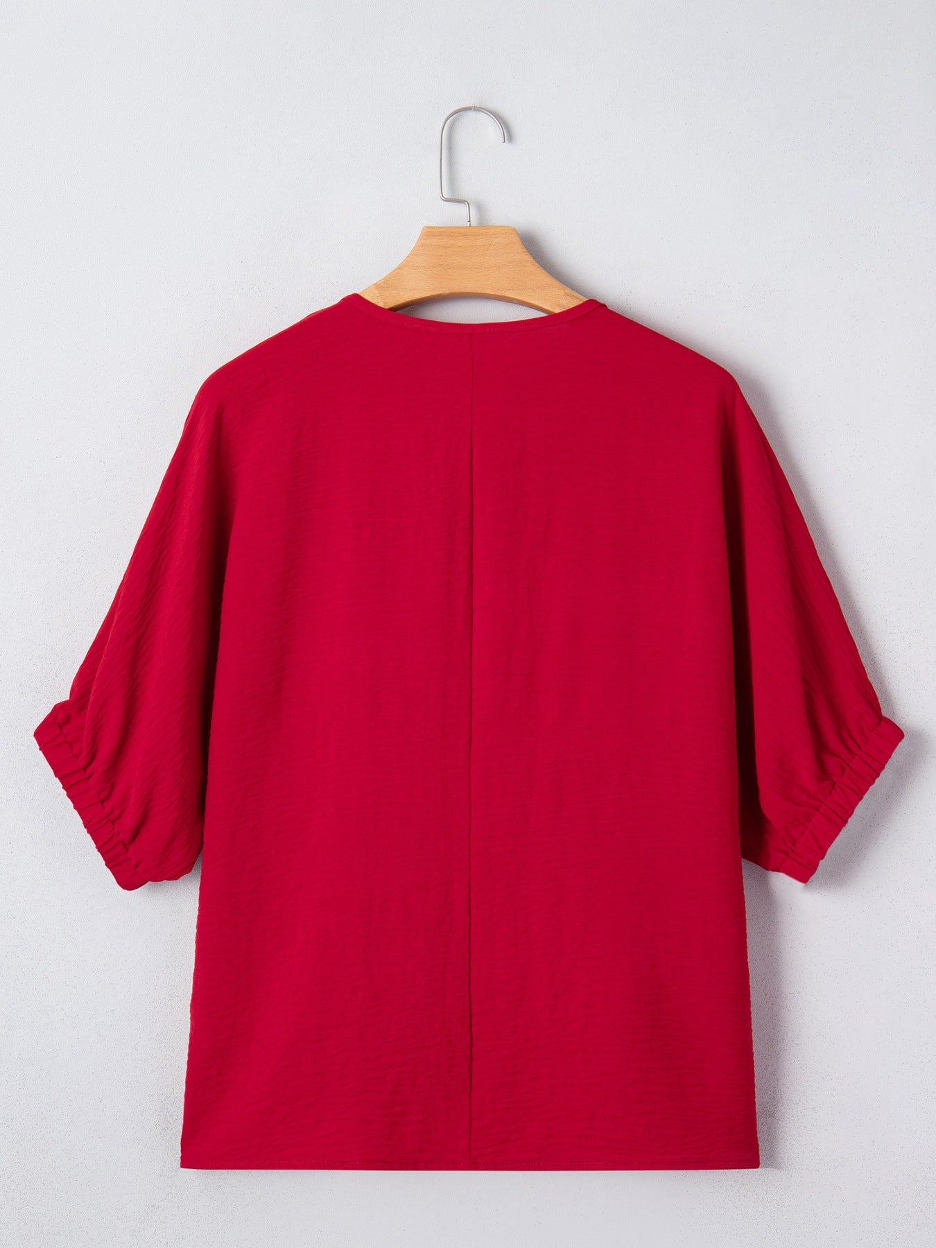Braided Detail Half Sleeve Blouse