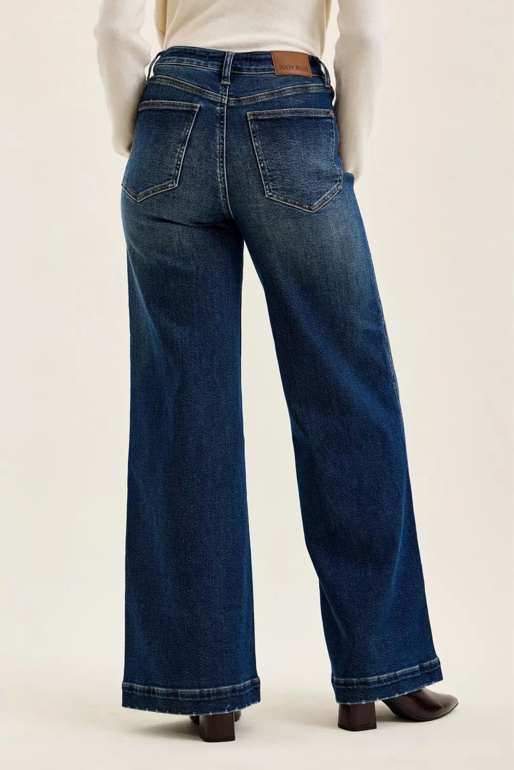 Judy Blue High Waist Lux Retro Wide Leg Jeans