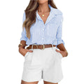 Casual Striped Long Sleeve Shirt